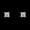 Clous diamants 0,16 carat en or