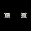 Clous diamants 0,16 carat en or