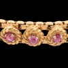 Bracelet ancien ligne rubis