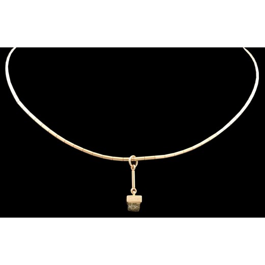 Pendentif Cartier diamant brut