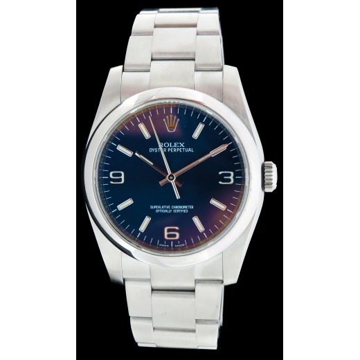 Montre Rolex Oyster Perpetual Fond Bleu