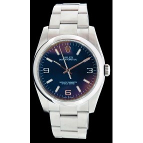 Montre Rolex Oyster Perpetual Fond Bleu