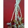 Collier fantaisie perles d'eau douce et quartz