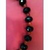 Collier en onyx et corail