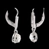 Boucles d'oreilles anciennes en or et diamants