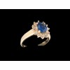 Bague Saphir Diamants