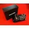 Sac Chanel Mademoiselle GM en cuir vernis noir