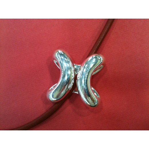 Pendentif Hermès Lima GM en argent