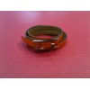 Bracelet Hermès Hapi 3MM en cuir orange