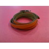 Bracelet Hermès Hapi 3MM en cuir orange