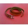 Bracelet Hermès Hapi 3MM en cuir orange