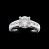 Solitaire diamant 1 carat en or