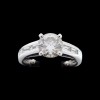 Solitaire diamant 1 carat en or