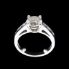 Solitaire diamant 1 carat en or