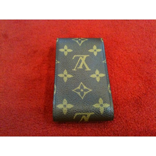Etui à cigarettes Louis Vuitton en toile monogram