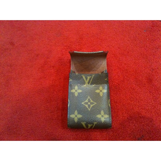 Etui à cigarettes Louis Vuitton en toile monogram
