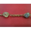 Collier en quartz et métal doré
