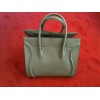 Sac Céline Luggage Phantom en cuir grainé taupe