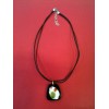 Collier Bernardaud sur cordon noir