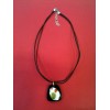 Collier Bernardaud sur cordon noir