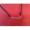 Collier Bernardaud sur cordon noir