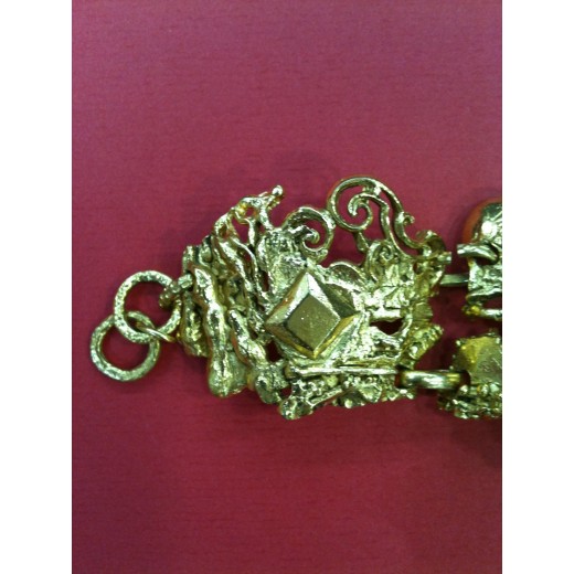 Bracelet Christian Lacroix en métal doré