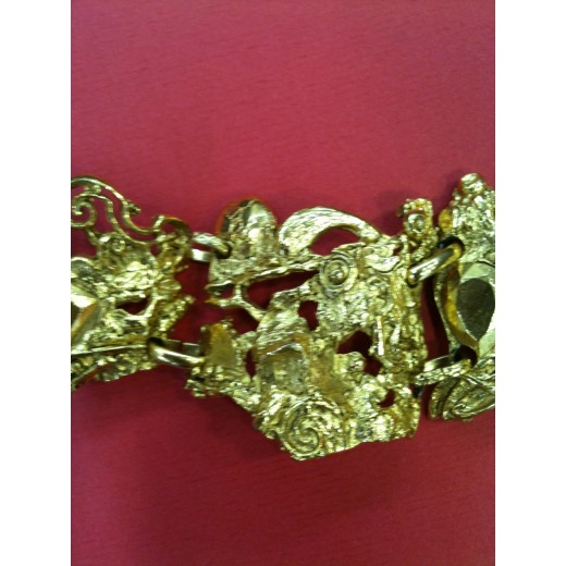 Bracelet Christian Lacroix en métal doré