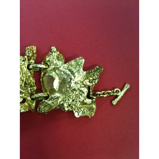 Bracelet Christian Lacroix en métal doré