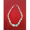 Collier en quartz blanc