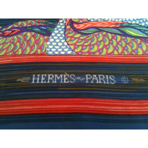 Carré Hermès La Mare aux canards en soie