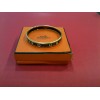 Bracelet Hermès fin en émail et plaqué or
