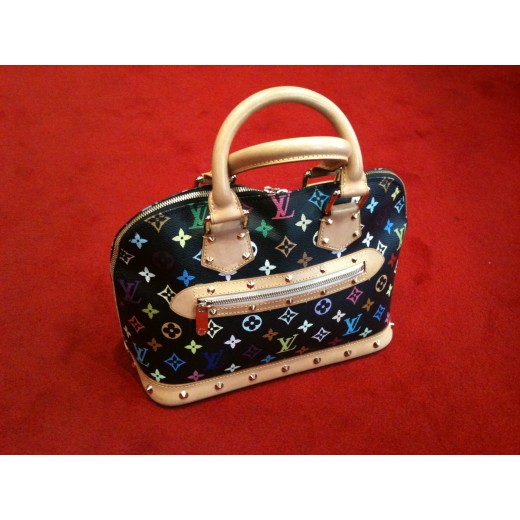 Sac Louis Vuitton Alma en toile monogram multicolore