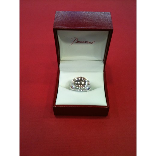 Bague Baccarat en cristal 