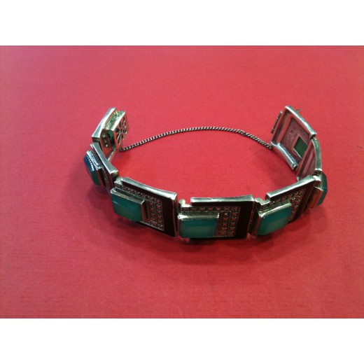 Bracelet style Art déco en argent