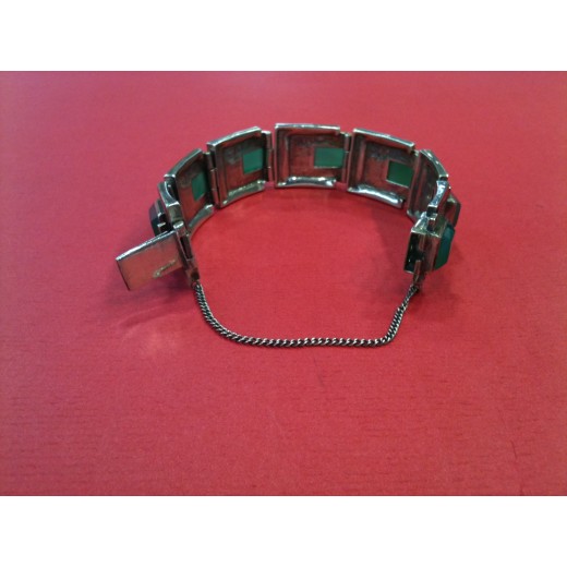 Bracelet style Art déco en argent