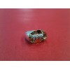 Bague Tank moderne en or et argent