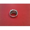 Bague Tank moderne en or et argent