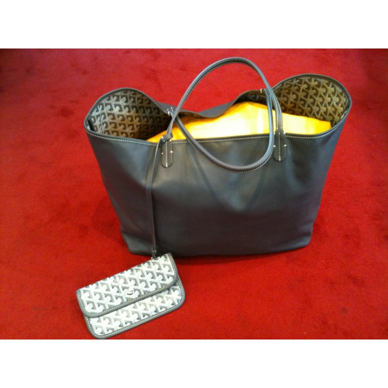 Sac Goyard Anjou GM réversible gris