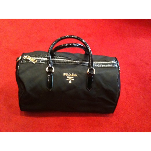 Sac Prada en toile et cuir