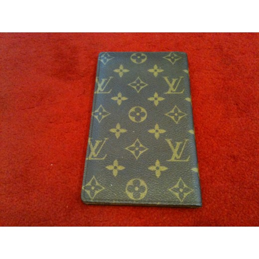 Porte-chéquier Louis Vuitton en toile monogram