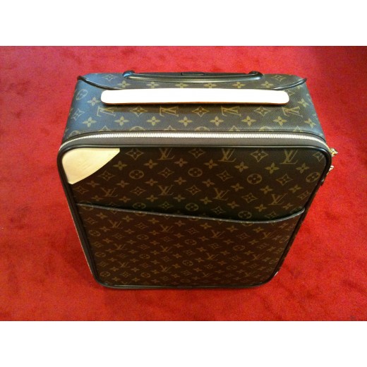 Valise Louis Vuitton Pégase légère 45 en toile monogram
