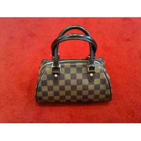 Sac Louis Vuitton Ribera mini en toile damier ébène