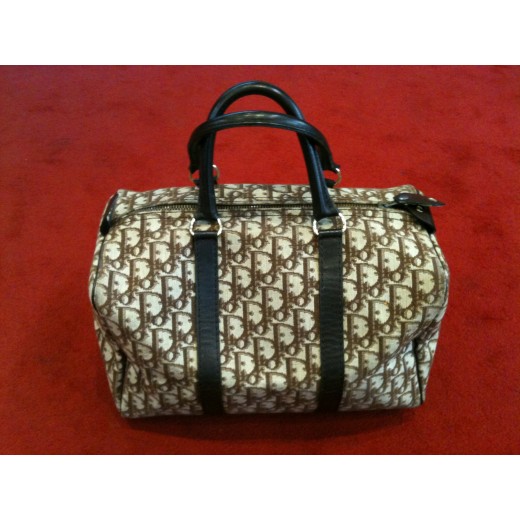 Sac Dior Logo marron Vintage