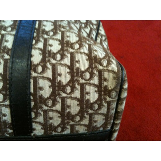 Sac Dior Logo marron Vintage