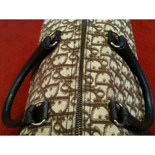 Sac Dior Logo marron Vintage