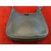 Sac Hermès Evelyne III en cuir Taurillon Clémence gris