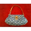 Sac Louis Vuitton Mini Pleatyen tissu monogram denim