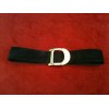 Ceinture Christian Dior en nubuck chocolat