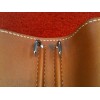 Coueverture agenda Hermès Globe-Trotter en cuir gold