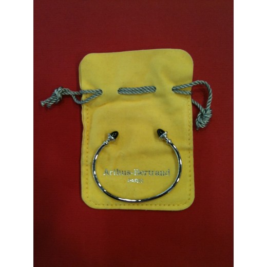 Bracelet Arthus Bertrand Spinelle Noire en argent
